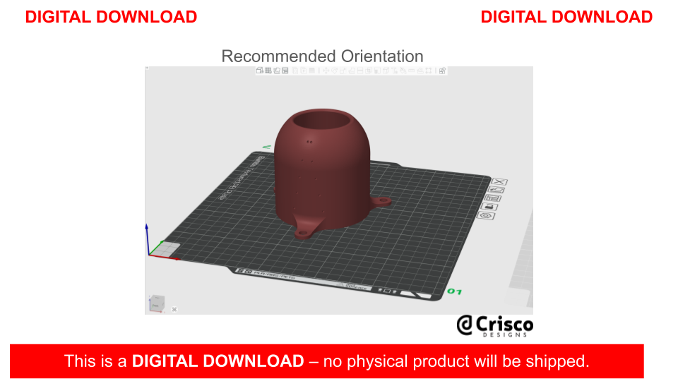 3D Printable Frog Pod Hide STL Files | Frog Terrarium Shelter | Arboreal Pet Enclosure – Medium & Large
