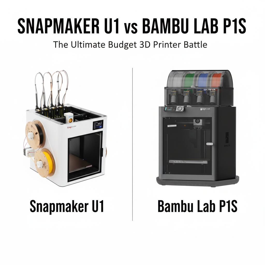 Snapmaker U1 vs Bambu P1S