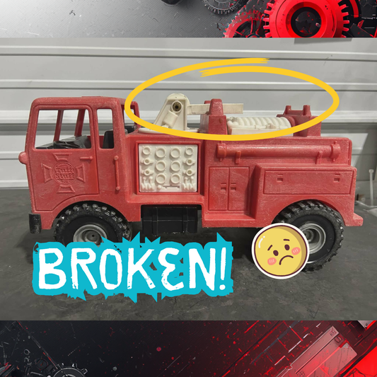 Fixing a Childhood Toy with 3D Printing: Fire Truck Ladder Repair