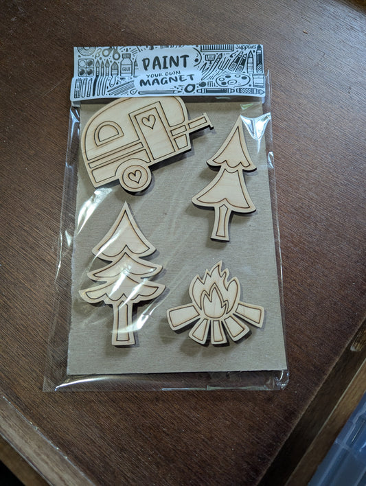 Paint-Your-Own Magnet Kit – Laser Cut Fun for All Ages