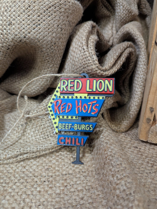Red Lion Ornament