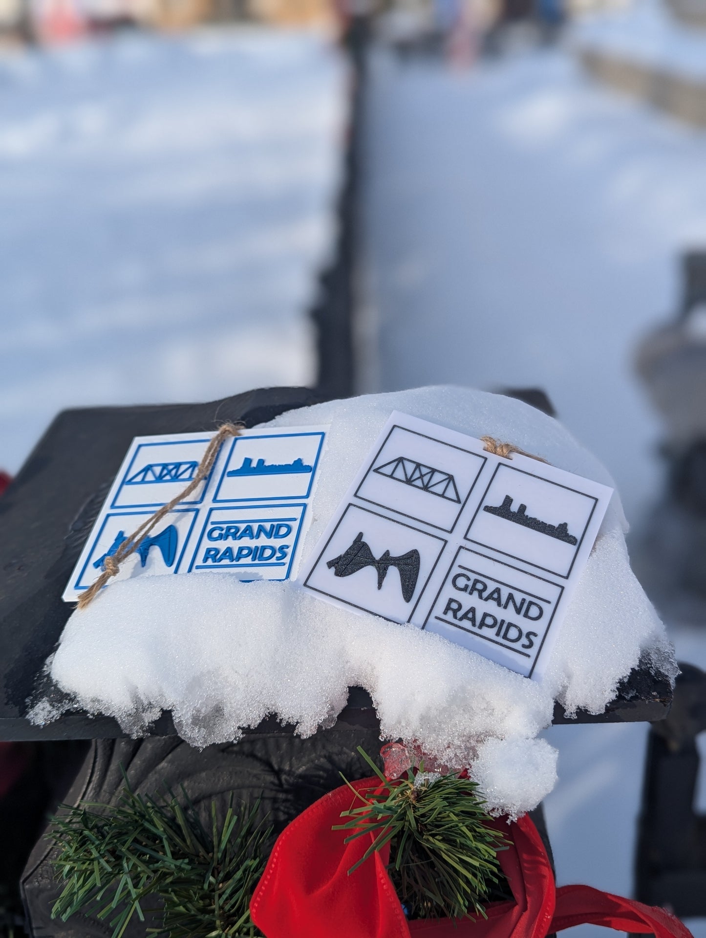 Grand Rapids City Ornament – 3D Printed Modern Décor