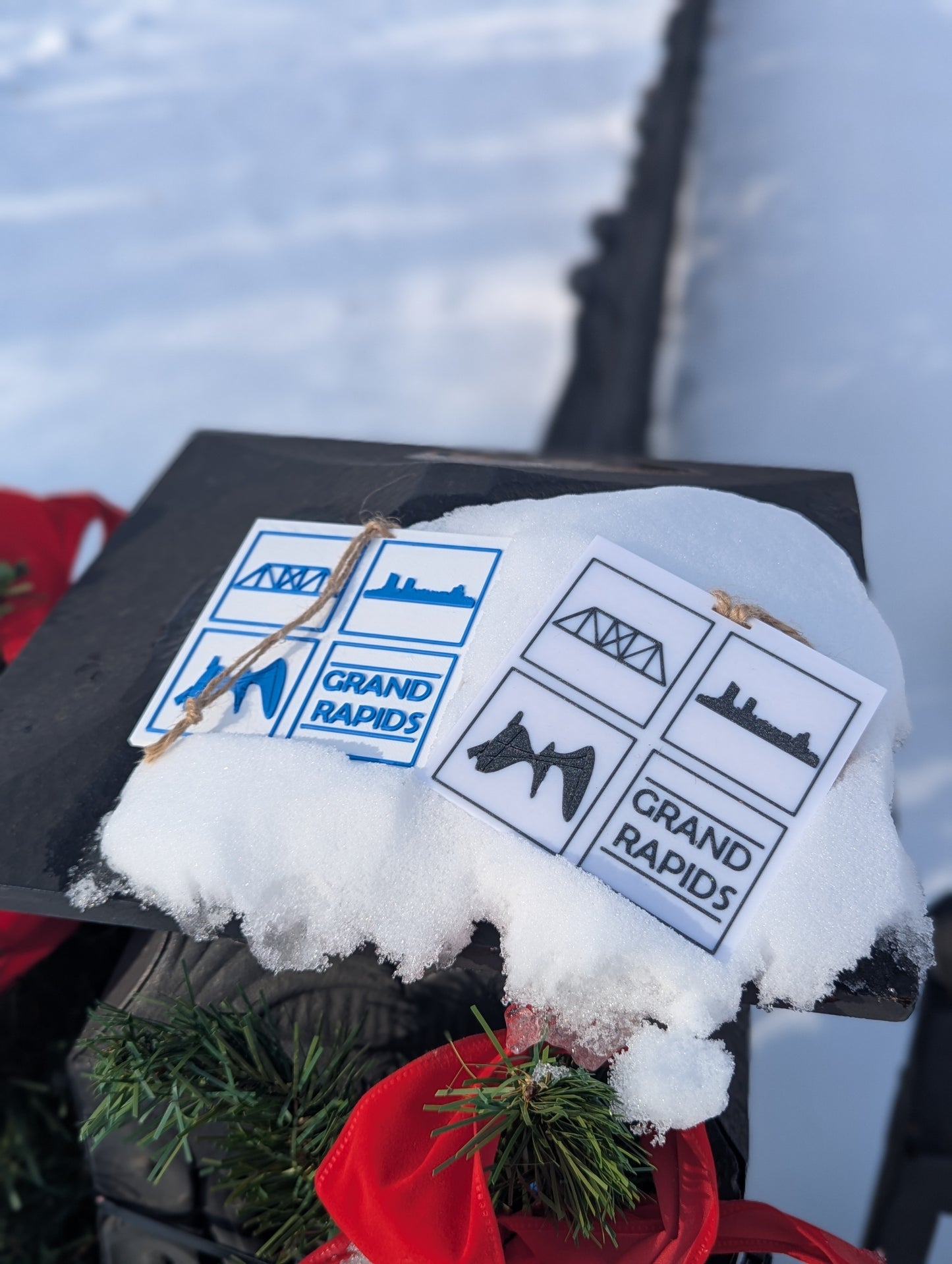 Grand Rapids City Ornament – 3D Printed Modern Décor