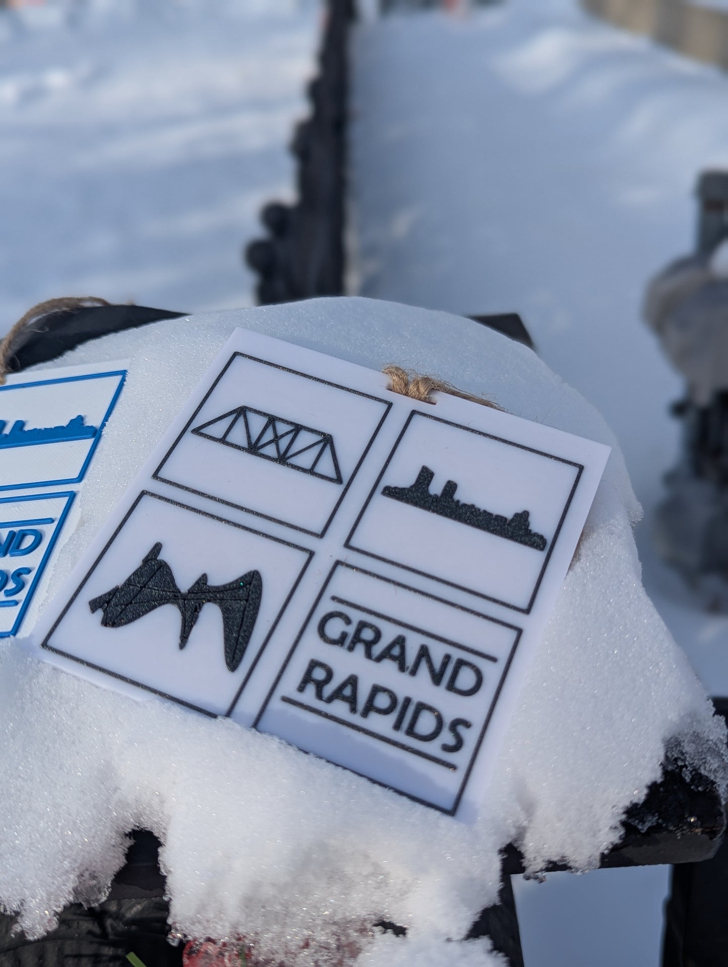 Grand Rapids City Ornament – 3D Printed Modern Décor